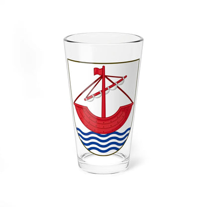 Coat of arms of Rødby (Denmark) (Coat of Arms) Pint Glass 16oz 16oz - Go Mug Yourself