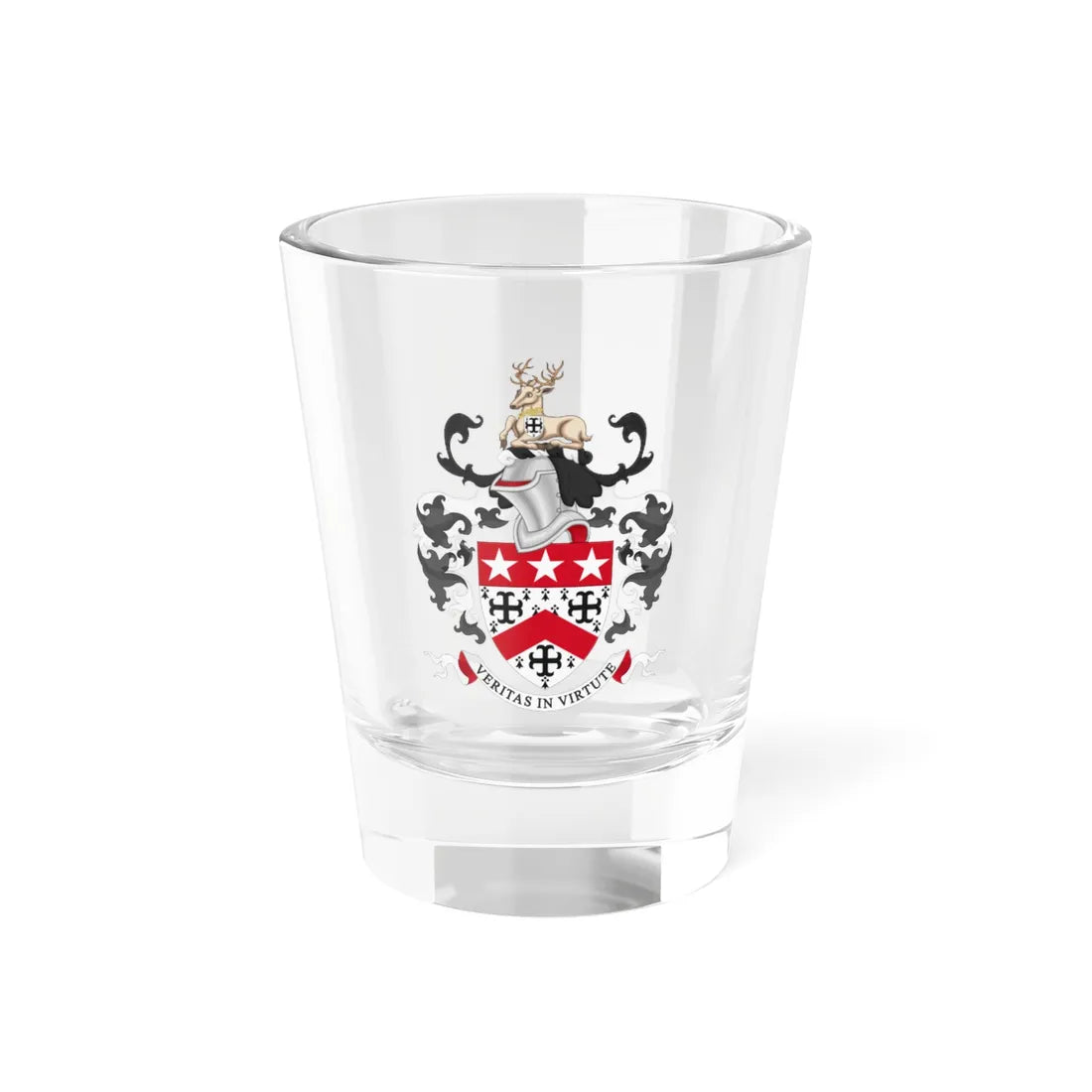 Coat of Arms of Red House School (England) (Coat of Arms) Shot Glass 1.5oz 1.5oz - Go Mug Yourself