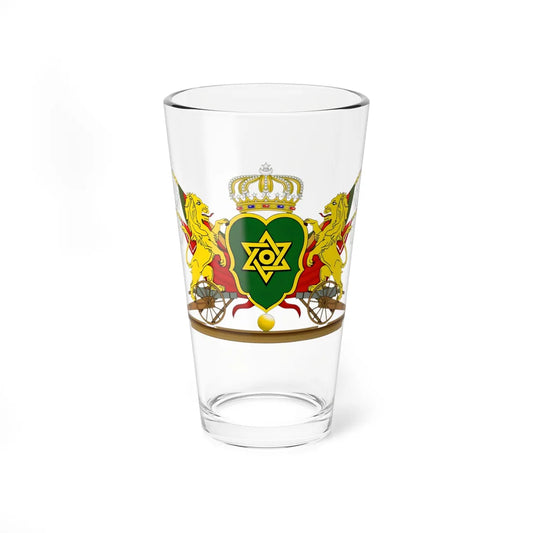 Coat of Arms of Regency of Algiers (Algeria) (Coat of Arms) Pint Glass 16oz 16oz - Go Mug Yourself