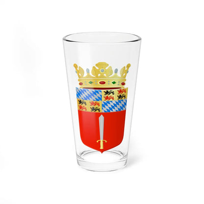Coat of arms of Reimerswaal (Netherlands) (Coat of Arms) Pint Glass 16oz 16oz - Go Mug Yourself