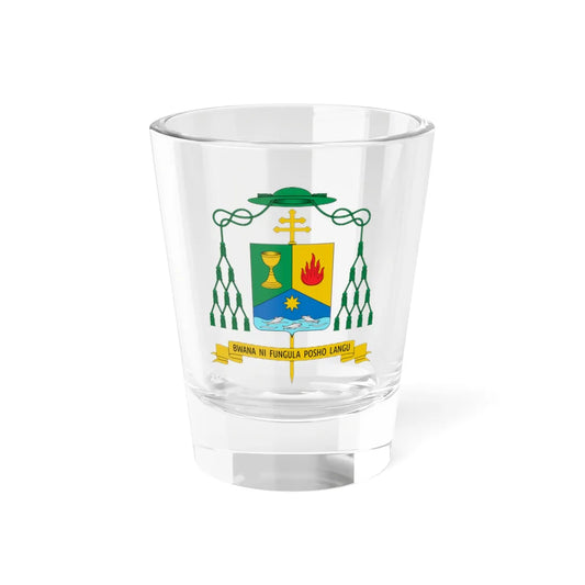 Coat of arms of Renatus Leonard Nkwande (Tanzania) (Coat of Arms) Shot Glass 1.5oz 1.5oz - Go Mug Yourself