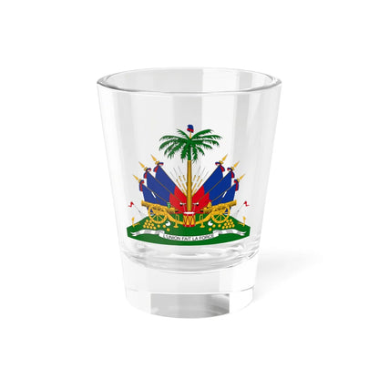 Coat of arms of Republic of Haiti 1859-1964 (Haiti) (Coat of Arms) Shot Glass 1.5oz 1.5oz - Go Mug Yourself