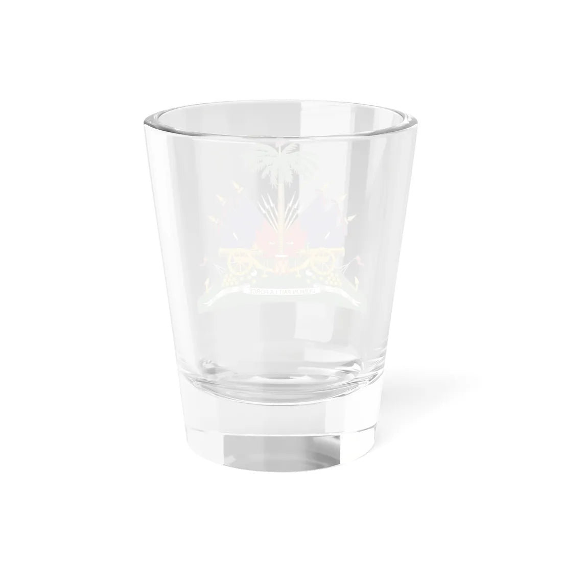 Coat of arms of Republic of Haiti 1859-1964 (Haiti) (Coat of Arms) Shot Glass 1.5oz - Go Mug Yourself