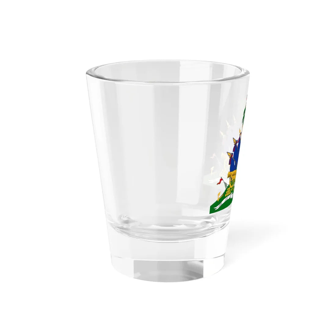 Coat of arms of Republic of Haiti 1859-1964 (Haiti) (Coat of Arms) Shot Glass 1.5oz - Go Mug Yourself