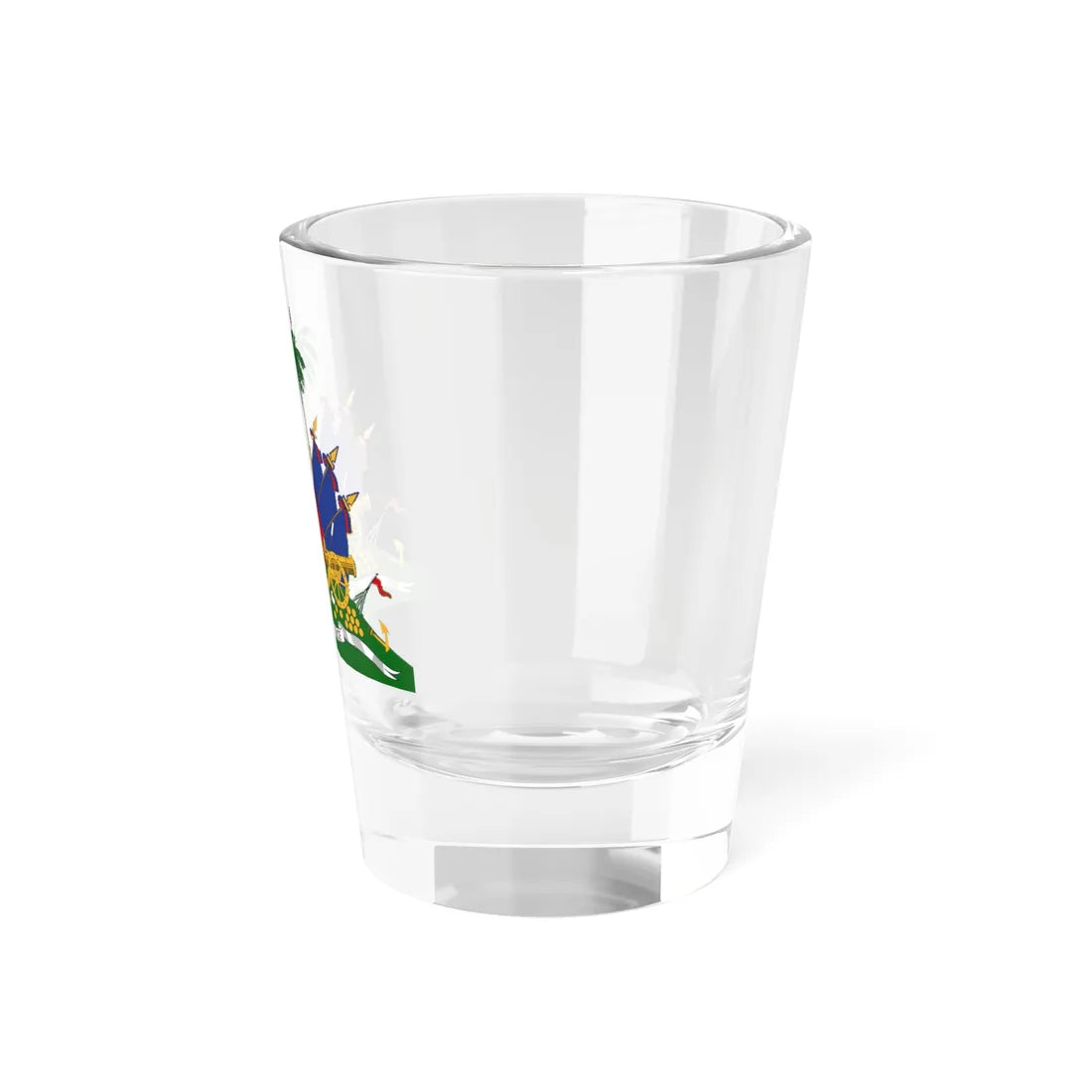 Coat of arms of Republic of Haiti 1859-1964 (Haiti) (Coat of Arms) Shot Glass 1.5oz - Go Mug Yourself