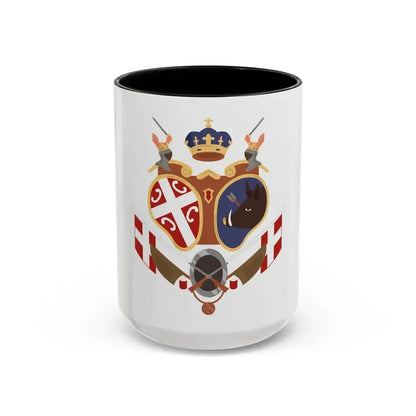 Coat of arms of Revolutionary Serbia - Accent Coffee Mug 15oz Black - Go Mug Yourself