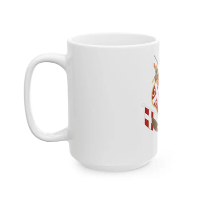 Coat of arms of Revolutionary Serbia - White Coffee Mug-Go Mug Yourself