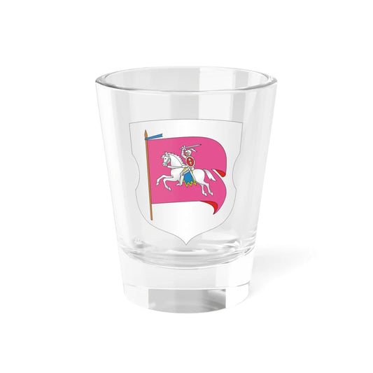 Coat of Arms of Rečyca Belarus (Belarus) (Coat of Arms) Shot Glass 1.5oz 1.5oz - Go Mug Yourself