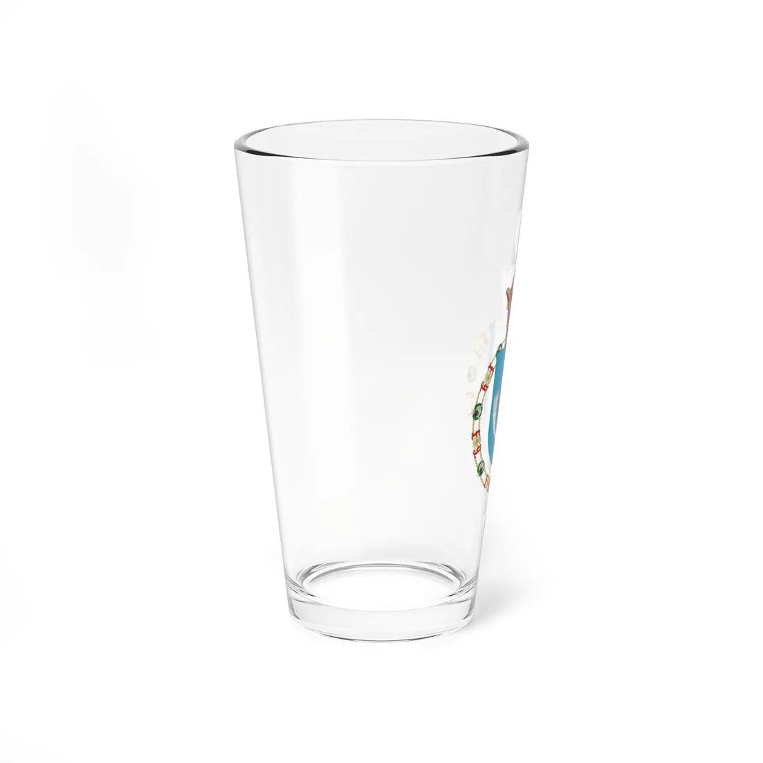 Coat of Arms of Reza Pahlavi Crown Prince of Iran Order of Isabella the Catholic (Iran) (Coat of Arms) Pint Glass 16oz - Go Mug Yourself