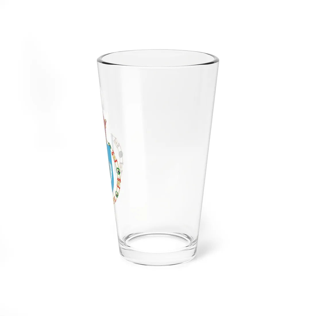 Coat of Arms of Reza Pahlavi Crown Prince of Iran Order of Isabella the Catholic (Iran) (Coat of Arms) Pint Glass 16oz - Go Mug Yourself