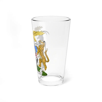 Coat of arms of Rhodesia and Nyasaland 1953-1963 (Zimbabwe) (Coat of Arms) Pint Glass 16oz - Go Mug Yourself