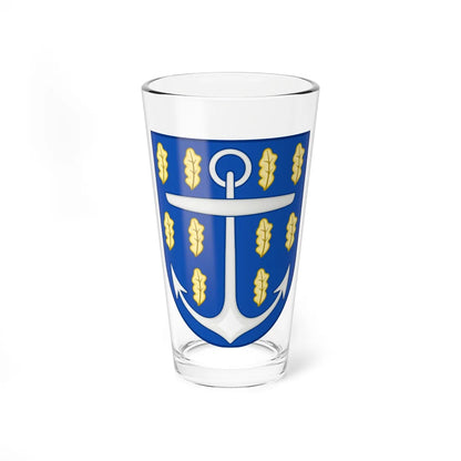 Coat of arms of Århus County1959-1970 (Denmark) (Coat of Arms) Pint Glass 16oz 16oz - Go Mug Yourself