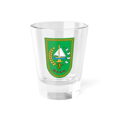 Coat of arms of Riau (Indonesia) (Coat of Arms) Shot Glass 1.5oz 1.5oz - Go Mug Yourself