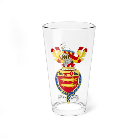 Coat of Arms of Richard Baron Luce (Spain) (Coat of Arms) Pint Glass 16oz 16oz - Go Mug Yourself