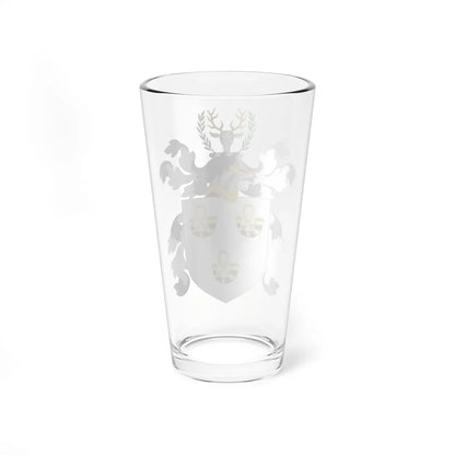 Coat of Arms of Richard Bellingham (United States) (Coat of Arms) Pint Glass 16oz - Go Mug Yourself