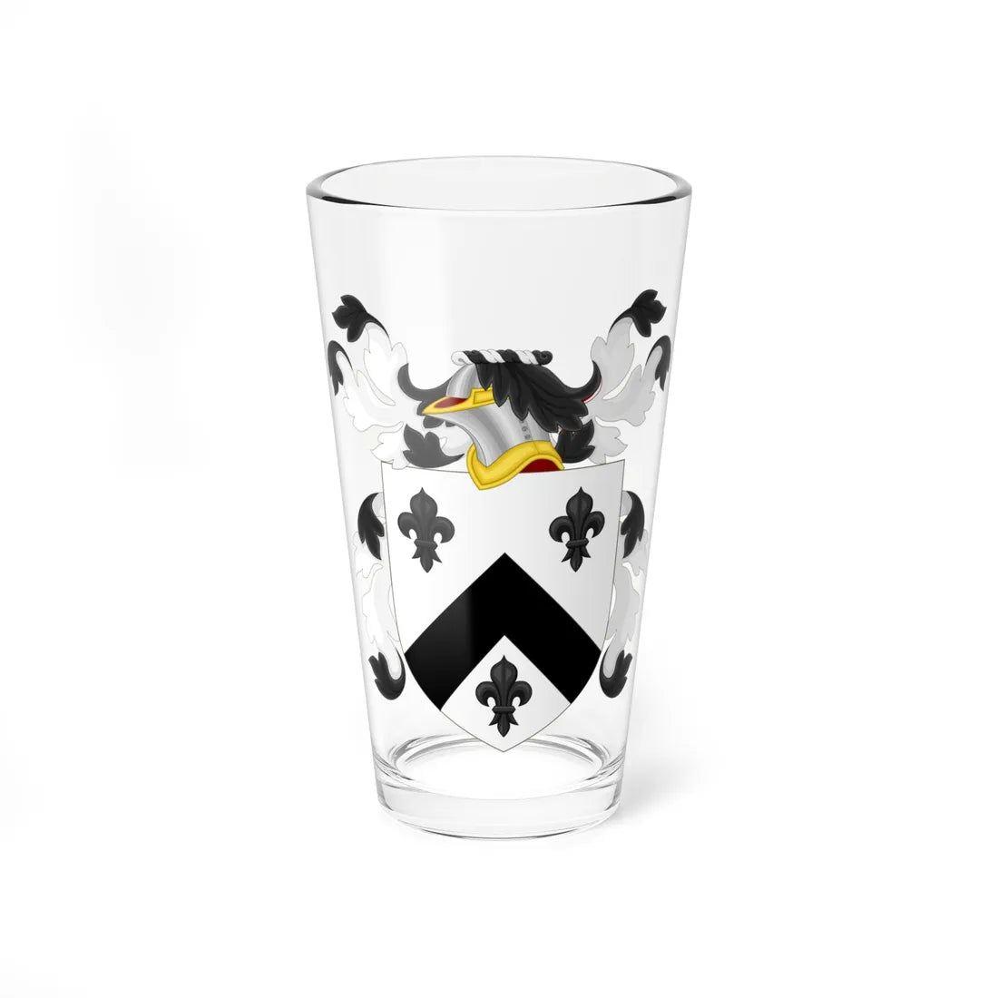 Coat of Arms of Richard Bonython (United States) (Coat of Arms) Pint Glass 16oz 16oz - Go Mug Yourself
