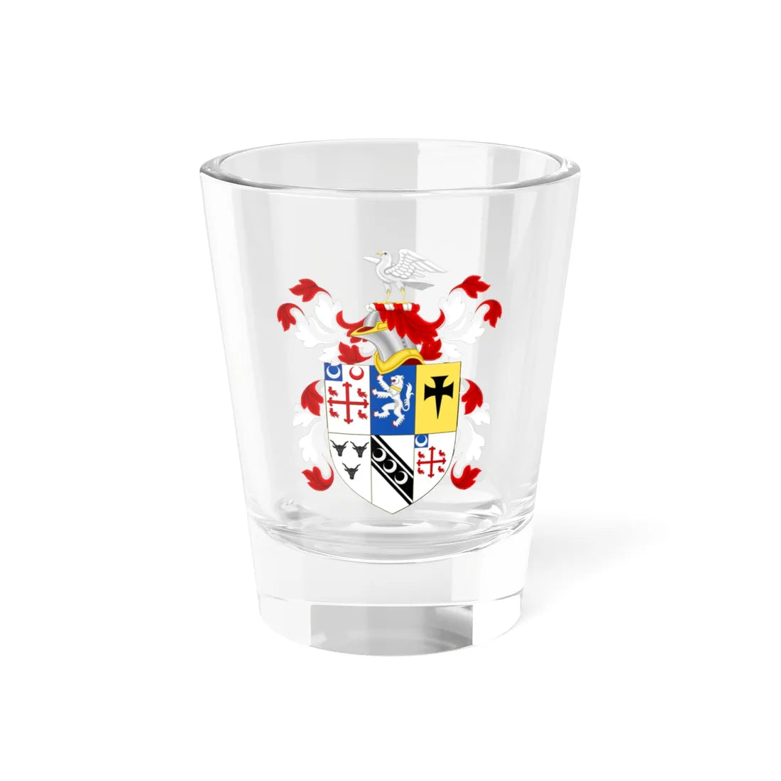 Coat of Arms of Richard E. Byrd (United States) (Coat of Arms) Shot Glass 1.5oz - Go Mug Yourself