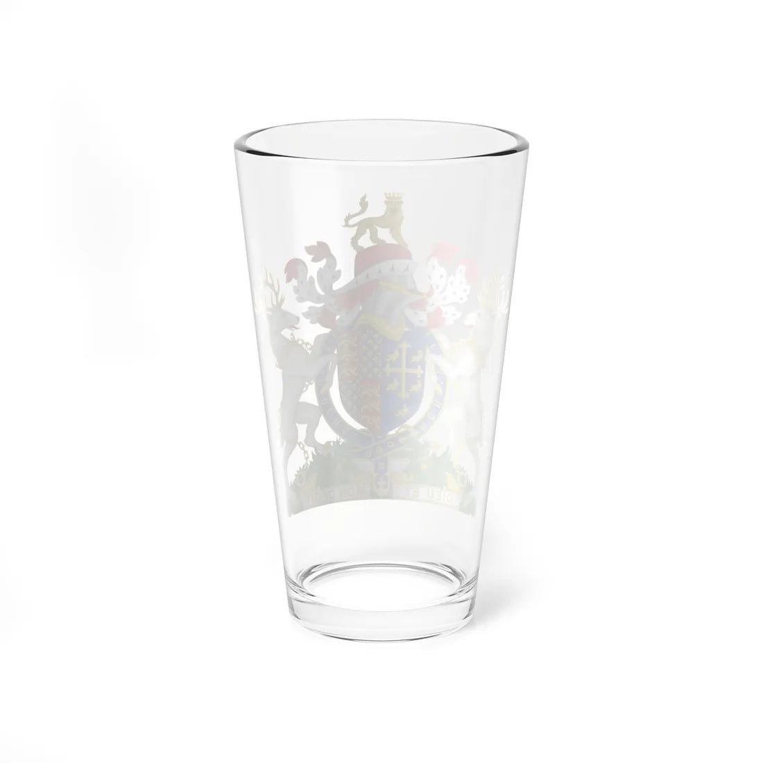Coat of Arms of Richard II of England 1377-1399 Variant Motto 1 (England) (Coat of Arms) Pint Glass 16oz - Go Mug Yourself