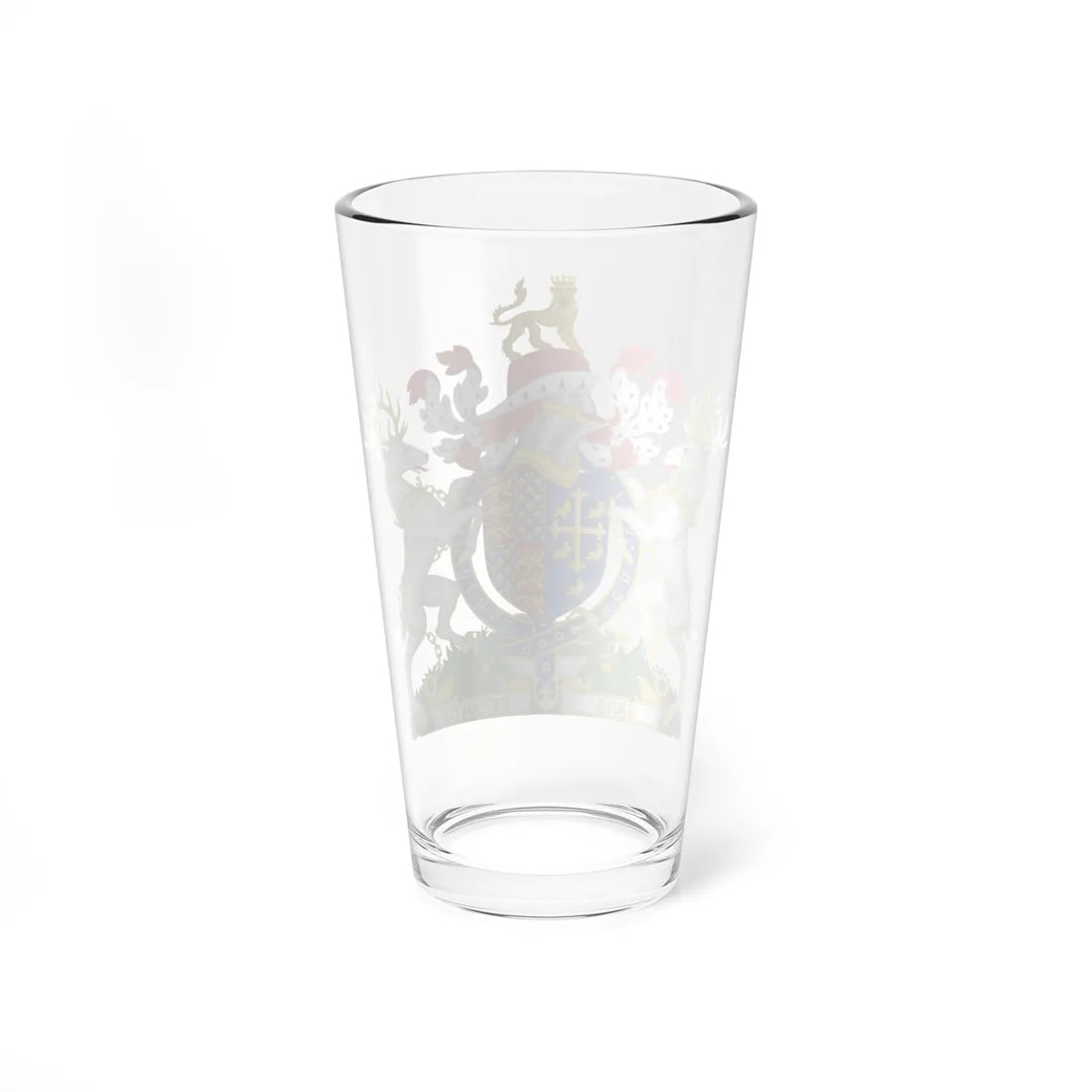 Coat of Arms of Richard II of England 1377-1399 Variant Motto 2 (England) (Coat of Arms) Pint Glass 16oz - Go Mug Yourself