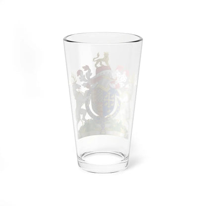Coat of Arms of Richard II of England 1377-1399 Variant Motto 2 (England) (Coat of Arms) Pint Glass 16oz - Go Mug Yourself