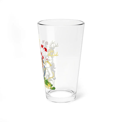 Coat of Arms of Richard II of England 1377-1399 Variant Motto 2 (England) (Coat of Arms) Pint Glass 16oz - Go Mug Yourself
