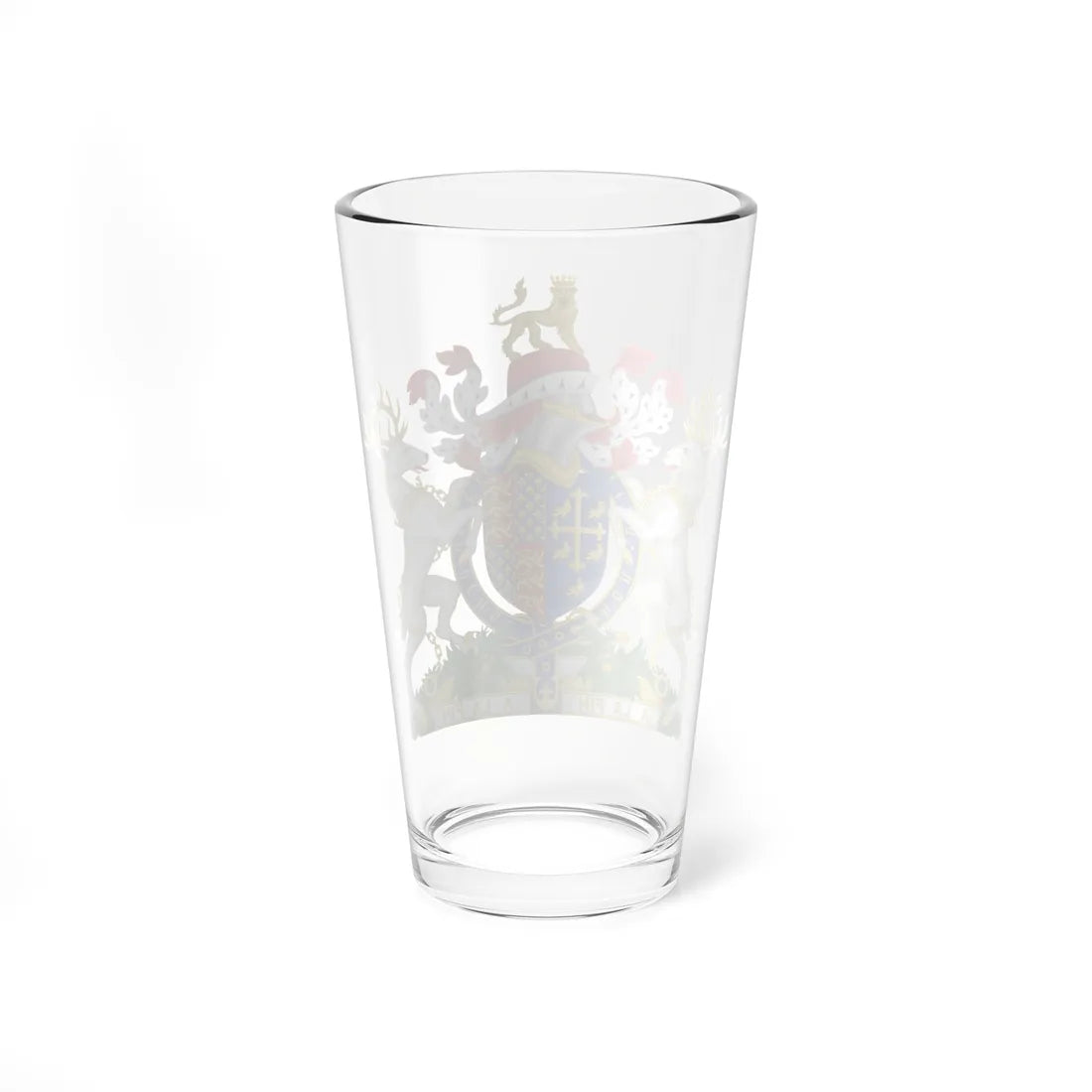 Coat of Arms of Richard II of England 1377-1399 Variant Motto 3 (England) (Coat of Arms) Pint Glass 16oz - Go Mug Yourself