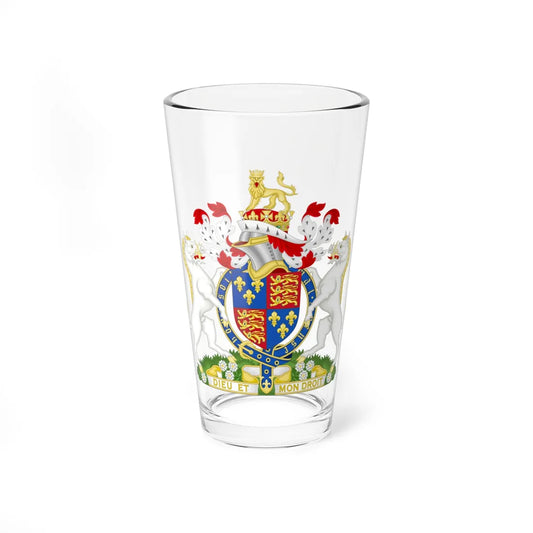 Coat of Arms of Richard III of England 1483-1485 Variant Motto 1 (England) (Coat of Arms) Pint Glass 16oz 16oz - Go Mug Yourself