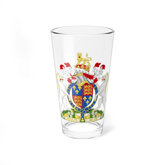 Coat of Arms of Richard III of England 1483-1485 Variant Motto 2 (England) (Coat of Arms) Pint Glass 16oz 16oz - Go Mug Yourself