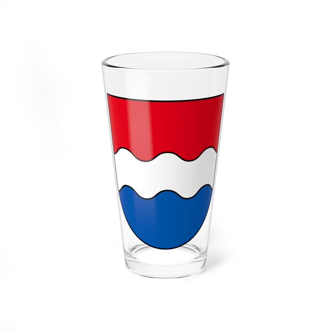 Coat of arms of Rickenbach BL (Switzerland) (Coat of Arms) Pint Glass 16oz 16oz - Go Mug Yourself