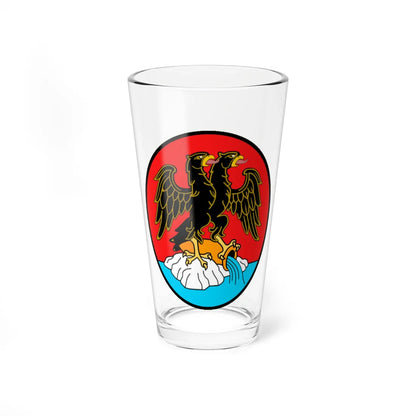 Coat of arms of Rijeka (Croatia) (Coat of Arms) Pint Glass 16oz 16oz - Go Mug Yourself