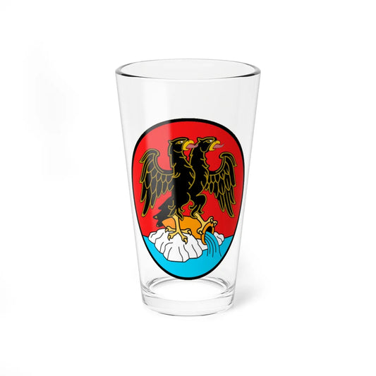 Coat of arms of Rijeka (Croatia) (Coat of Arms) Pint Glass 16oz 16oz - Go Mug Yourself