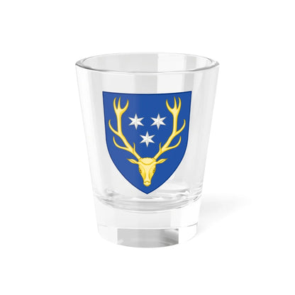 Coat of arms of Ringkøbing County (Denmark) (Coat of Arms) Shot Glass 1.5oz 1.5oz - Go Mug Yourself