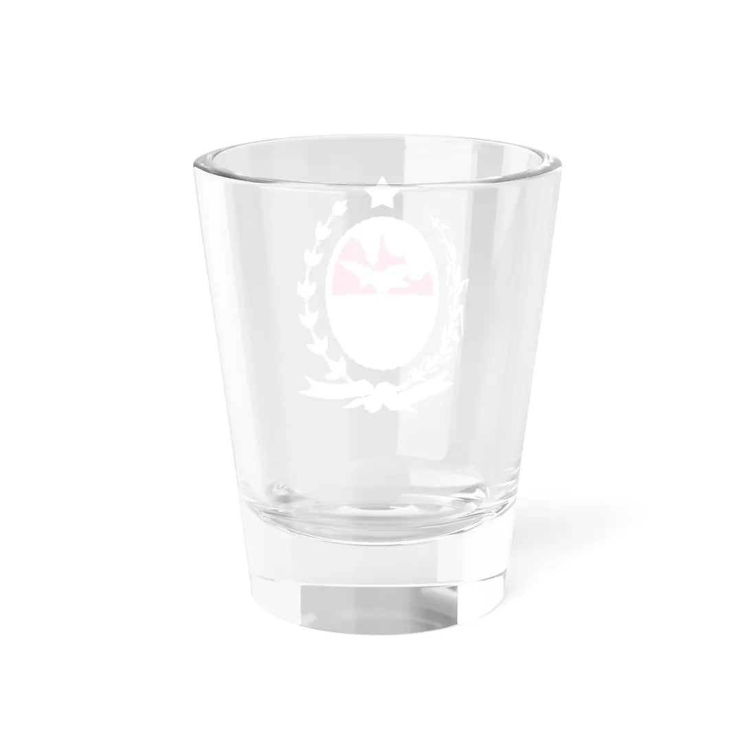 Coat of arms of Rio de Janeiro state - magenta (Brazil) (Coat of Arms) Shot Glass 1.5oz - Go Mug Yourself