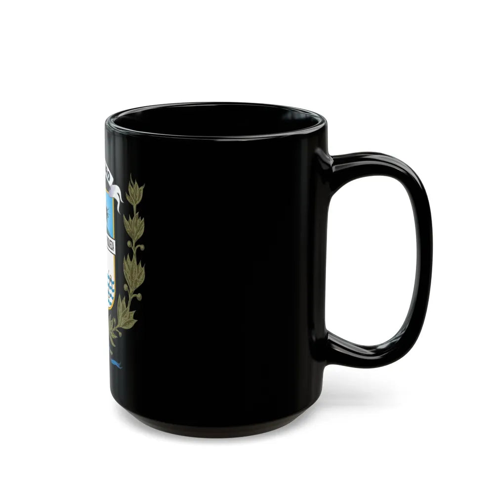 Coat of arms of Rio Negro Department - Black Coffee Mug-Go Mug Yourself