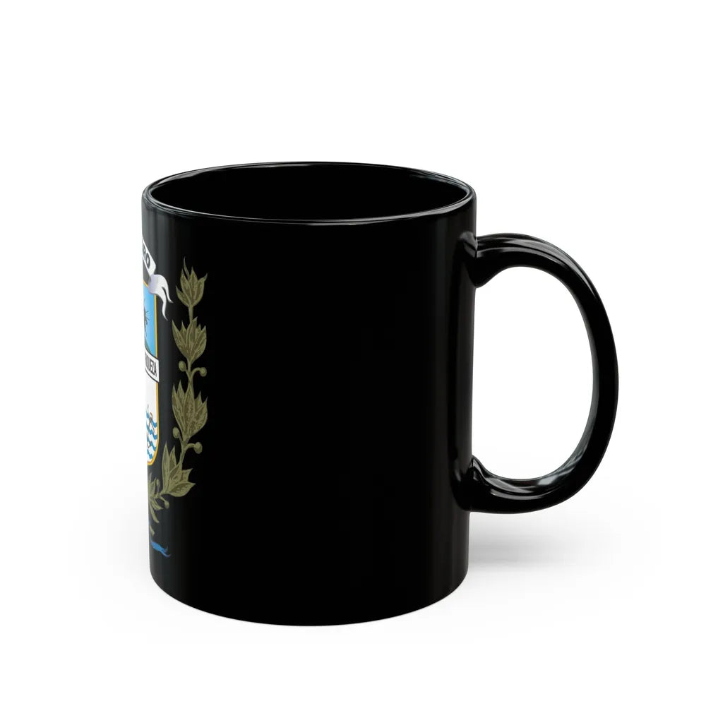 Coat of arms of Rio Negro Department - Black Coffee Mug-Go Mug Yourself