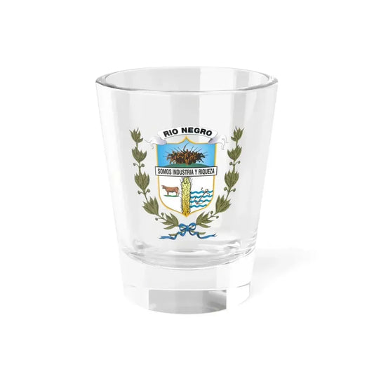 Coat of arms of Rio Negro Department - Shot Glass 1.5oz 1.5oz - Go Mug Yourself