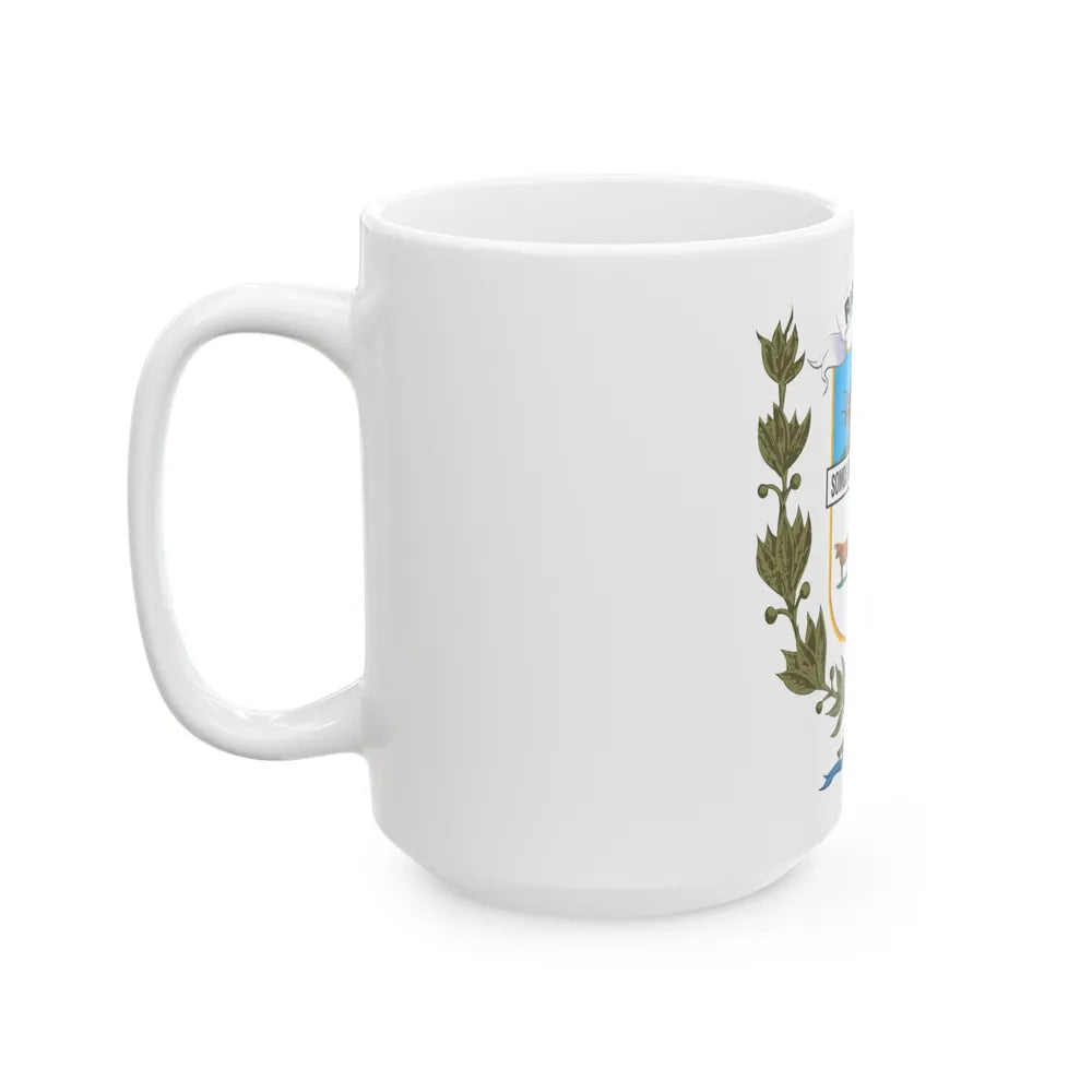 Coat of arms of Rio Negro Department - White Coffee Mug-Go Mug Yourself