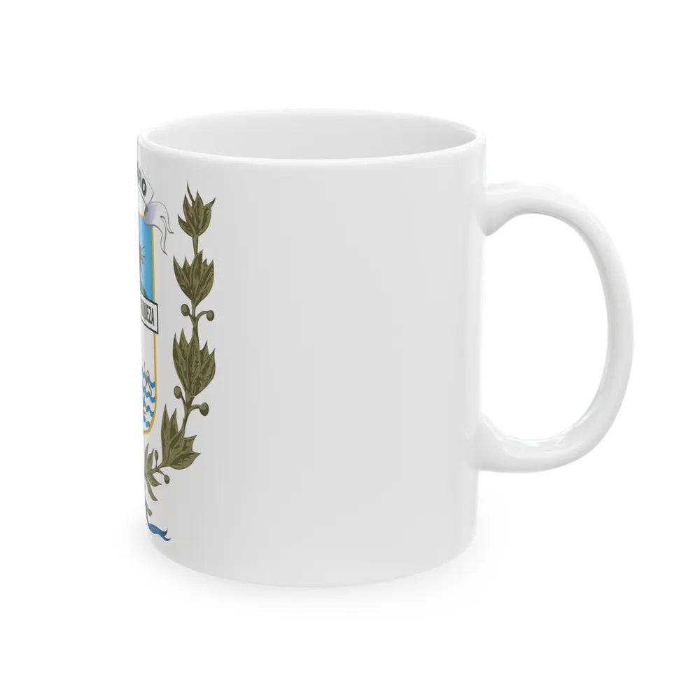 Coat of arms of Rio Negro Department - White Coffee Mug-Go Mug Yourself