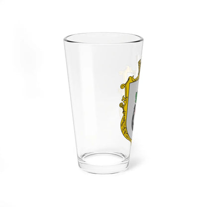 Coat of Arms of Rjasne-Ruske (Ukraine) (Coat of Arms) Pint Glass 16oz - Go Mug Yourself