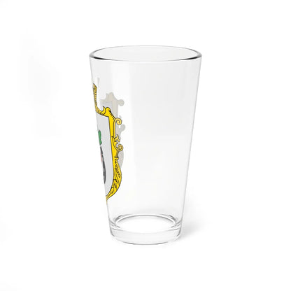Coat of Arms of Rjasne-Ruske (Ukraine) (Coat of Arms) Pint Glass 16oz - Go Mug Yourself