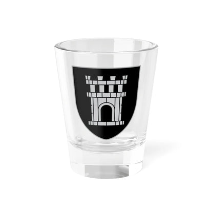 Coat of arms of Črnomelj variant (Slovenia) (Coat of Arms) Shot Glass 1.5oz 1.5oz - Go Mug Yourself