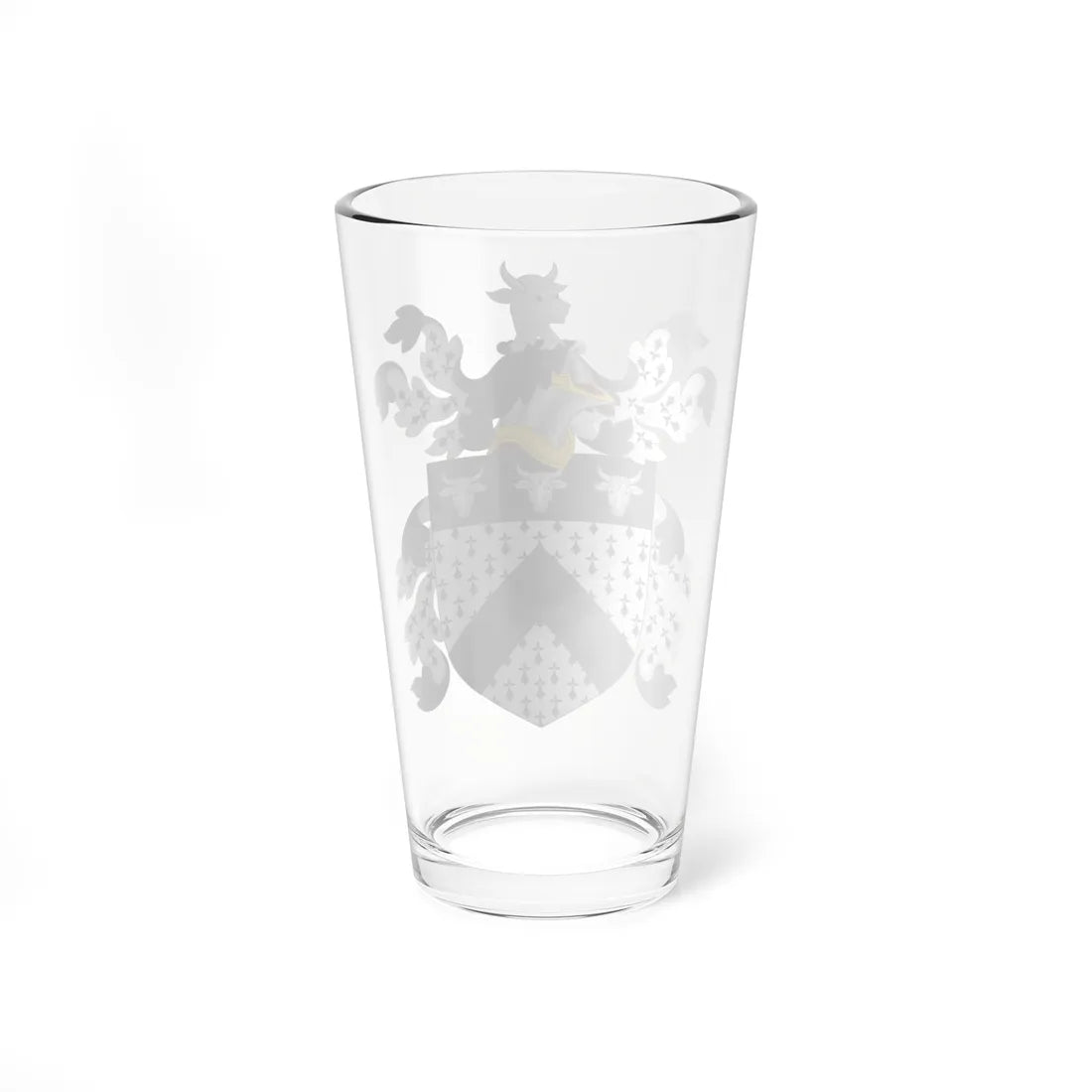 Coat of Arms of Robert Beverly (United States) (Coat of Arms) Pint Glass 16oz - Go Mug Yourself