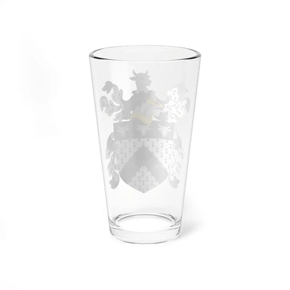 Coat of Arms of Robert Beverly (United States) (Coat of Arms) Pint Glass 16oz - Go Mug Yourself