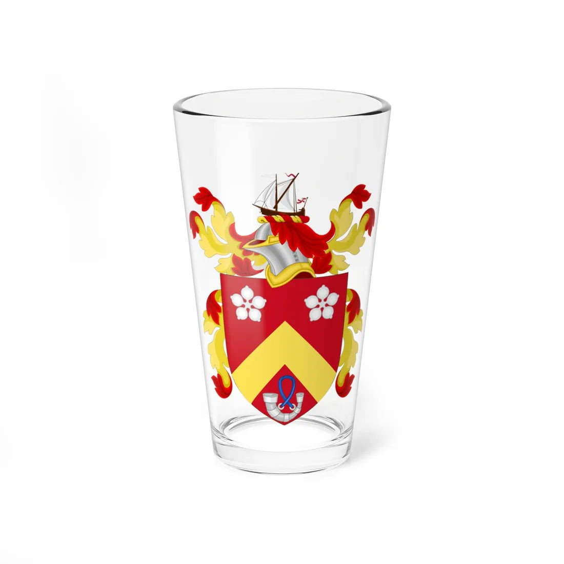 Coat of Arms of Robert Duncan (United States) (Coat of Arms) Pint Glass 16oz 16oz - Go Mug Yourself