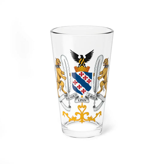 Coat of arms of Rockville Maryland (United States) (Coat of Arms) Pint Glass 16oz 16oz - Go Mug Yourself