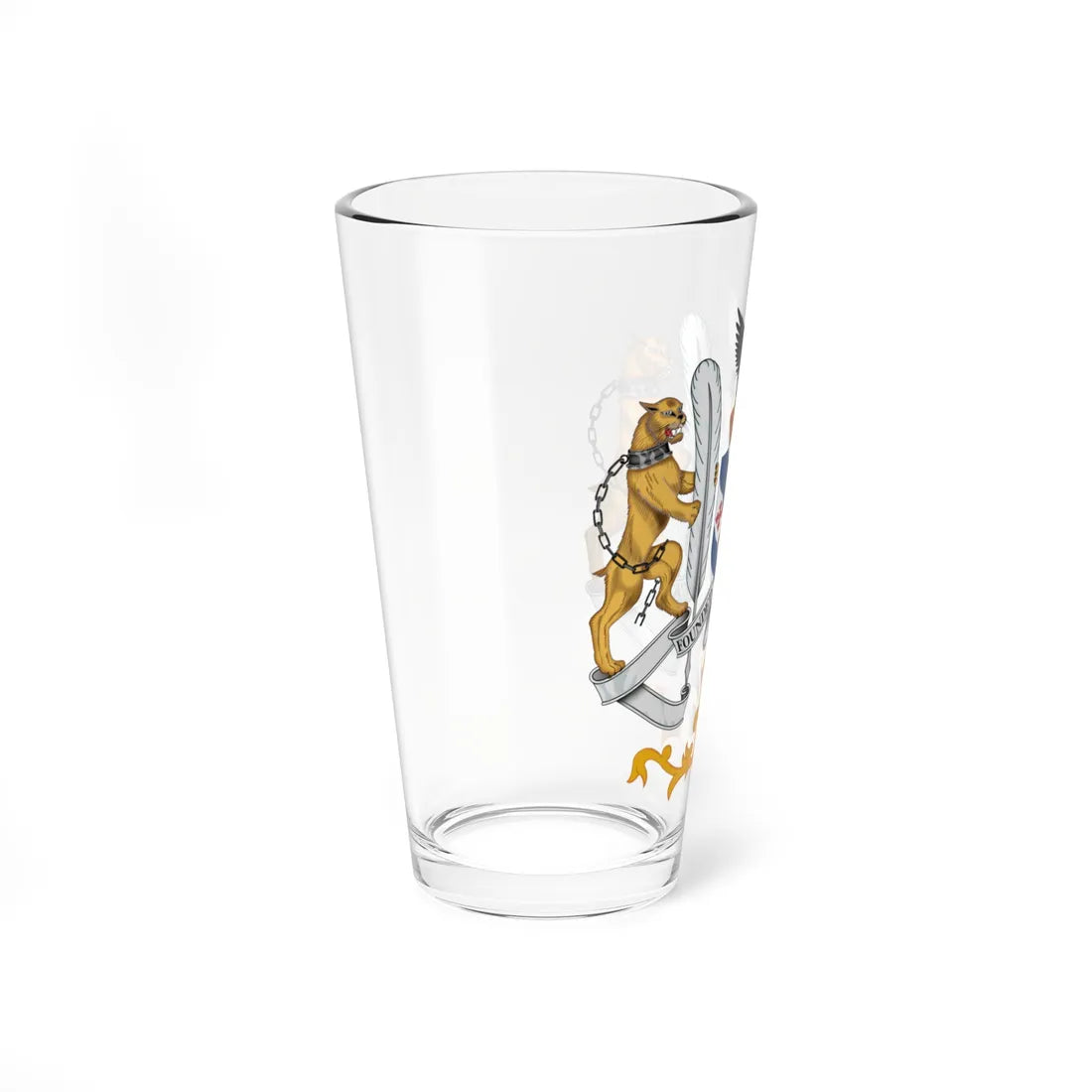 Coat of arms of Rockville Maryland (United States) (Coat of Arms) Pint Glass 16oz - Go Mug Yourself