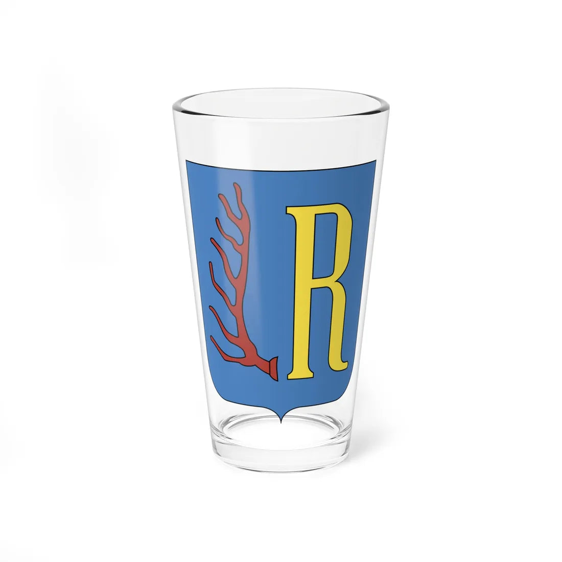Coat of Arms of Rohatyn (Ukraine) (Coat of Arms) Pint Glass 16oz 16oz - Go Mug Yourself