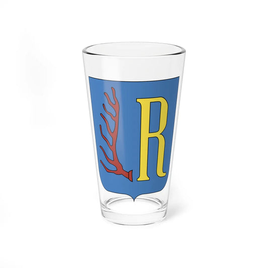 Coat of Arms of Rohatyn (Ukraine) (Coat of Arms) Pint Glass 16oz 16oz - Go Mug Yourself