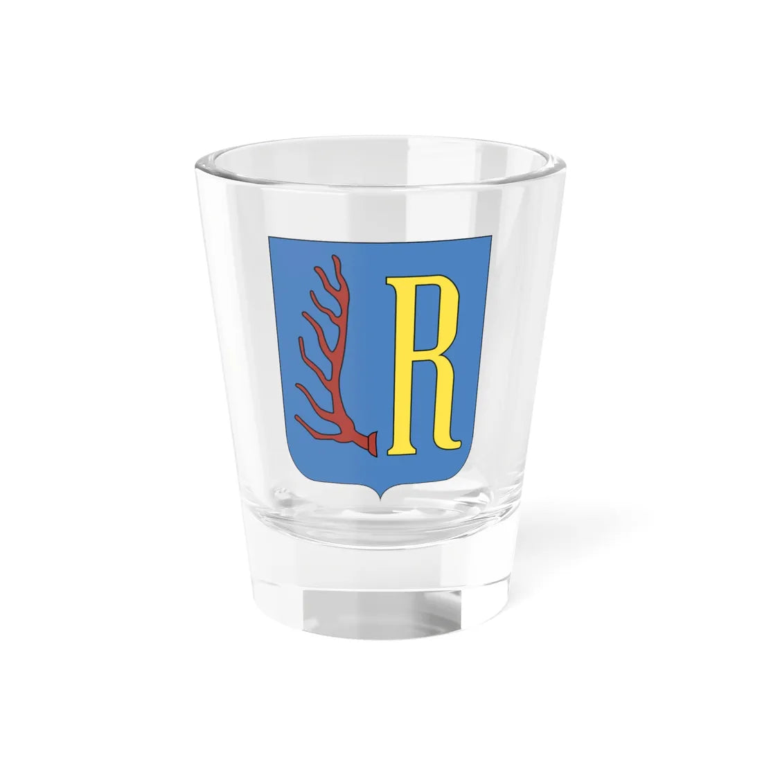 Coat of Arms of Rohatyn (Ukraine) (Coat of Arms) Shot Glass 1.5oz 1.5oz - Go Mug Yourself