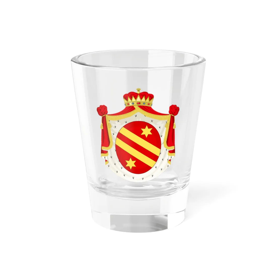 Coat of Arms of Roman Prince of Canino (Italy) (Coat of Arms) Shot Glass 1.5oz 1.5oz - Go Mug Yourself